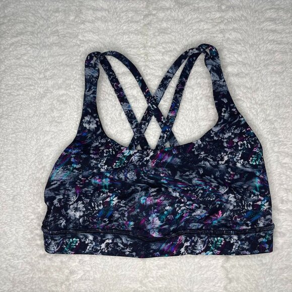 lululemon athletica Other - Lululemon Energy Bra Size 4 Strappy Medium Support Athletic Training